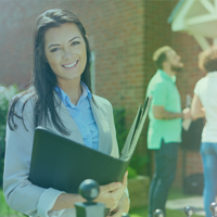 Homebuyers holding the keys after closing on a home faster